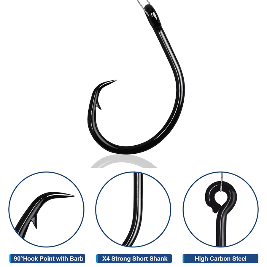 Circle Hooks 3X Strong Saltwat - Fishing Hook Assortment ulasan dan harga