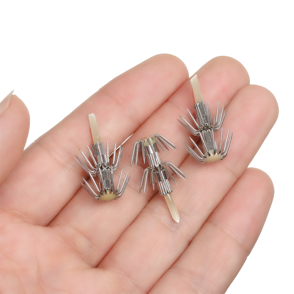 5Pcs Stainless Steel Double La - Fishing Hook Assortment ulasan dan harga