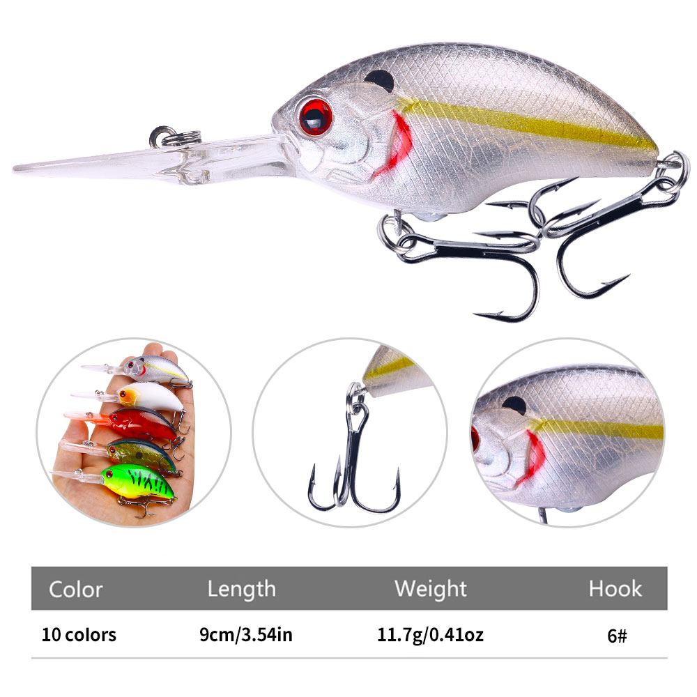 HENGJIA 11.7G 9CM Fishing Lure - Fishing Hook Treble ulasan dan harga
